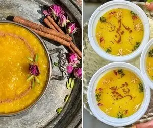 طرز تهیه شله زرد نذری برای 50 و 100 نفر / بهترین دستور پخت شله زرد نذری