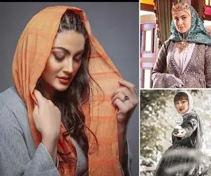 مریم مومن نچرال فیسی با تیپای جینگولی؛ فخری بانوی عمارت حالا شده یه پا آنجلینا!