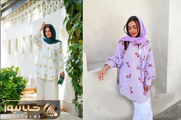 شومیز گل گلی