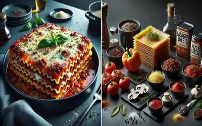 روش ساده و سریع لازانیا بدون سس بشامل برای همه/ یک غذای خوشمزه بدون زحمت