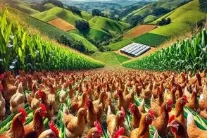 دامداری نوین؛ کل تپه رو عین لونه موش سوراخ سوراخ کرد مفت تو طبیعت مرغداری زد سود کرد