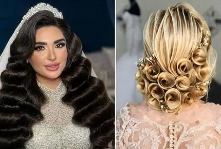 شینیون موی باز عروس؛ انواع شکل و شمایل مدل موی باز مناسب بلوند و تیره؛ امروزی 1405