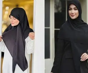 مدل بستن شال با حجاب برای ماه محرم؛ مختص خانوم های دارای استایل های مدرن و شیک