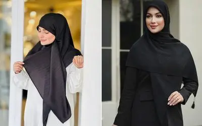 مدل بستن شال با حجاب برای ماه محرم؛ مختص خانوم های دارای استایل های مدرن و شیک