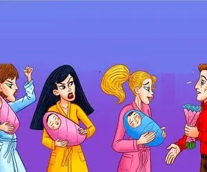 هوش تصویری؛ اگه زدی رو دست باهوشا بگو کدوم از این خانوما زن و بچه این آقاهست؟