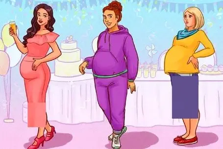 بازی فکری؛ باید فولHD هوشت پر باشه تا بگی کدوم از خانوما ادای حامله ها رو درمیاره