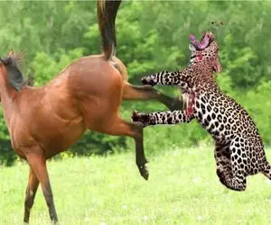 مستند حیات‌وحش / گورخرِ سرکش با چشمِ طعمه بازی کرد