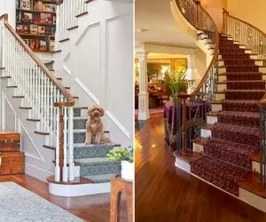 زیباترین فرش و موکت برای راه پله / قدیمیا افتضاح بی ریخت بودن جدیدا آبروداری کردن خفن