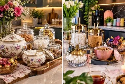 ایده های قندون و شکرپاش مدرن؛ سلیقه خانومای ادایی و نازدونه پسند برای چیدمانی زیبا