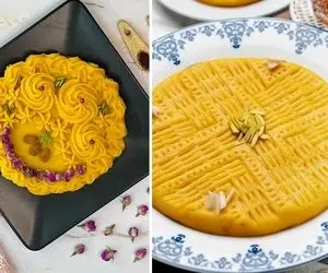 طرز تهیه حلوای شیر و زعفرون / دسر به این خوش عطری و خوش طعمی هیچ جا ندیدی