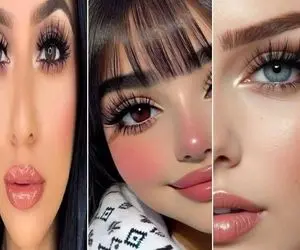 مدل مژه ی عروسکی برا دخترایی که چشمای کارتونی و فانتزی میخوان؛ مناسب چشمای ریز و درشت