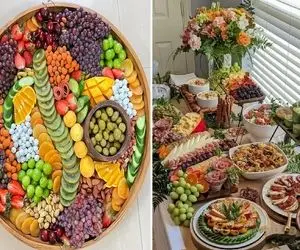 چیدمان میزه مزه شیک / جاریت اینو ببینه تسمه تایم پاره میکنه آب قند بذار کنارش شر نشه