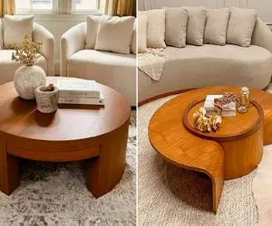 دکوراسیون لاکچری با ترکیب میز چوبی و این سبک مبلمان/بهترین گزینه‌ ها برای میزهای چوبی 