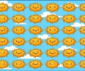 بازی فکری؛ نتونی خورشید متفاوت از بقیه رو تو 3 سوت تشخیص بدی همین الان برو چشم پزشکی