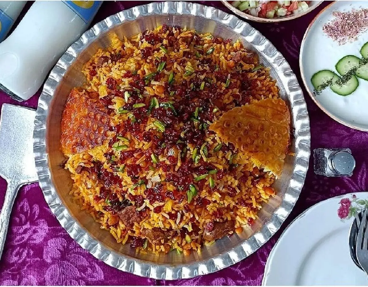 لپه-پلو-با-گوشت-چرخ-کرده