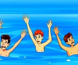 بازی فکری؛ اگه باید مغزتو رو ربات های ناسا کپی پیست کنن بگو کدوم از شناگرا آدم نیست