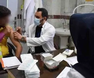 مددجویان البرزی دز چهارم واکسن کرونا را زدند