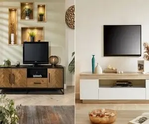 میز تلویزیون های مدرن / مدلای جدید که مد شدن به درد خونه های لوکس و شاهانه میخورن