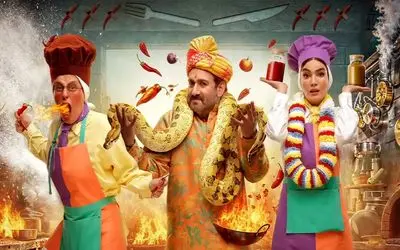 سکانس خندان/سوسن به متین پلاستیکی میگه 90 درصد سینما خواستگارم بودند/همه مردن از خنده