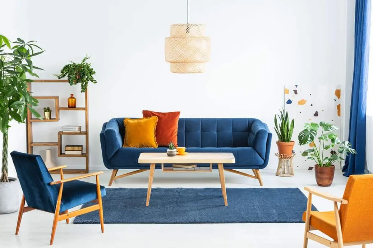 با فرش آبی خونمون رو چطور دکور کنیم؟