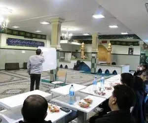 (عکس) جلسه دفاع دانشجوی دکتری در زندان رجایی شهر!