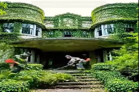 معماری طبیعت؛ خونه رو به امون خدا ول کردن گوشه به گوشه اش گیاه خودرو رشد کرده