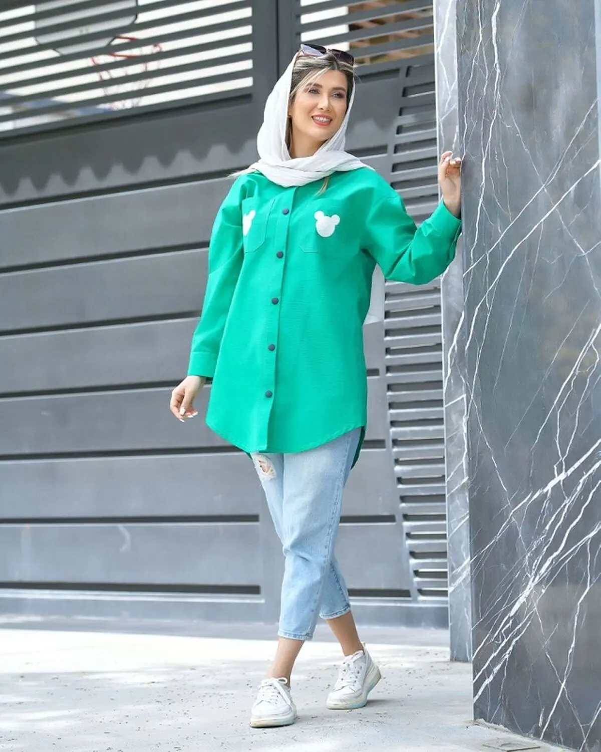 شلوار بگ و مام استایل