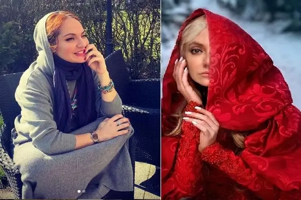 مهناز افشار در کنار خانوده اش