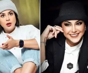 فیگورای آزاده صمدی که شبیه علامت سواله ولی نافرم؛ خانوم چه بکوب ورزش میکنه هرکولی!