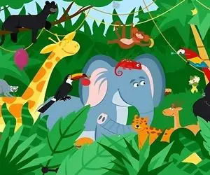 بازی فکری؛ فقط 1 درصد افراد تونستن توپ رو بین جنگل پر ازحیوانات پیدا کنن و لاغیر