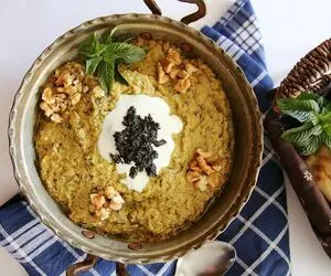 آموزش آشپزی؛ یه ترکیب عالی از بادمجان و عدس که اینقدر خوشمزه است گوشت هم کم میاره