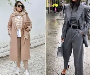 استایل مونوکروم شیک پاییزی؛ خاص ترین سبکی که میتونه کل عیب و ایرادای اندامتو بپوشونه