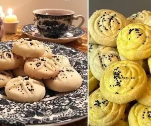 طرز تهیه شیرینی نان برنجی ترد و خوشمزه / یه دستور عالی برای پخت بهترین شیرینی