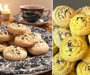 طرز تهیه شیرینی نان برنجی ترد و خوشمزه / یه دستور عالی برای پخت بهترین شیرینی