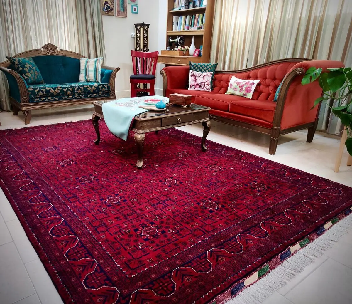 با فرش قرمز چطور خونم رو بچینم؟