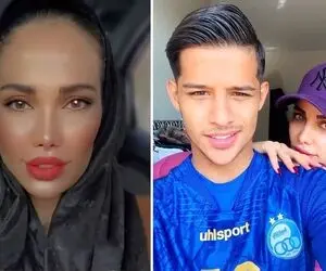 خوشمزه جات تُحفه و گرووون "زنِ مهدی قائدی" تو دبی؛ خانوم آقاشو با مخ کوبوند زمین!
