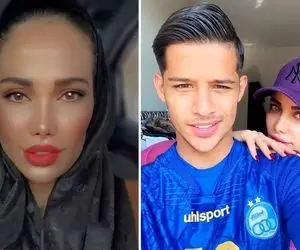 خوشمزه جات تُحفه و گرووون "زنِ مهدی قائدی" تو دبی؛ خانوم آقاشو با مخ کوبوند زمین!