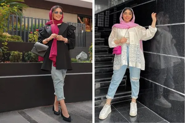 how to wear a mom style trousers?