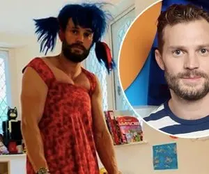 (عکس) جیمی درنان را از دست دختربچه های بازیگوش‌اش نجات دهید!