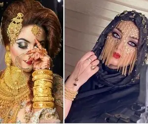 خانومای جذاب عرب که انگاری ویترین جواهرن؛ ته فشن رو نون کشیدن و لوستر می آویزن!