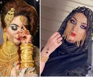 خانومای جذاب عرب که انگاری ویترین جواهرن؛ ته فشن رو نون کشیدن و لوستر می آویزن!