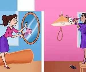 هوش تصویری؛ اگه پیش همه کلاس میزاری میگی باهوشی بگو کدوم از خانوما قاتل شوهرشه؟