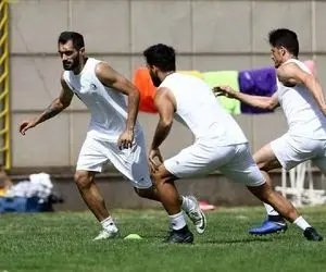 تمرین پر انرژی استقلال؛ جلالی غایب بود