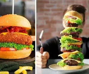 گرون ترین و خفن ترین برگرهای مهرشهر که هوش از سرتون میبره؛ لعنتی خوشمزه!