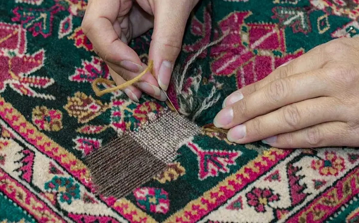 ترفند از بین بردن لکه سوختگی از فرش