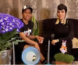 عکس نوروزی مهدی قائدی و همسرش قبل کرونا!