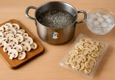 آموزش آشپزی؛ صفر تا صد بلانچ کردن قارچ و روش نگهداری آن برای مدت طولانی