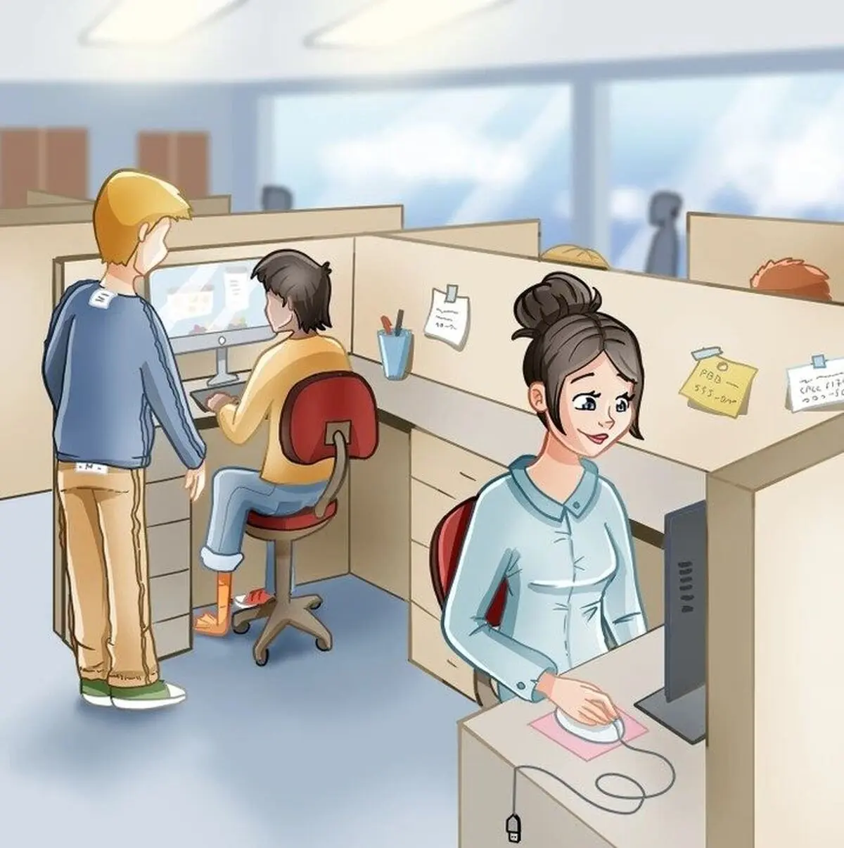 Spot3MistakesInOfficePictureBrainTeaserIQTest