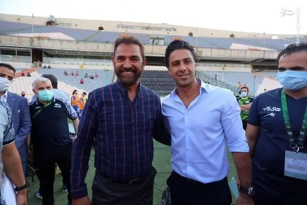 فرهاد مجیدی و فیروز کریمی