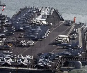 هشدار صادر شده به مقامات آمریکا از قدرت ایران برای غراق و نابودی ناوهای هواپیما بر